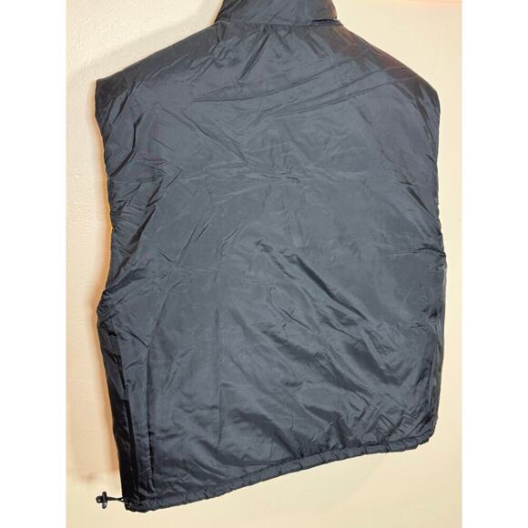 VTG Starter Mens Puffer Vest XL Gold Medal Yellow Black Reversible Y2K 90s - Picture 12 of 14